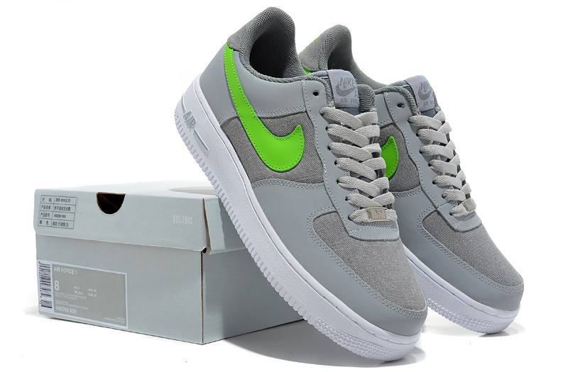 Nike Air Force Gradual Grey White Shoes