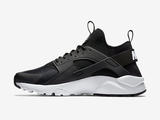 Women Nike Air Huarache Run Ultra Black White Shoes