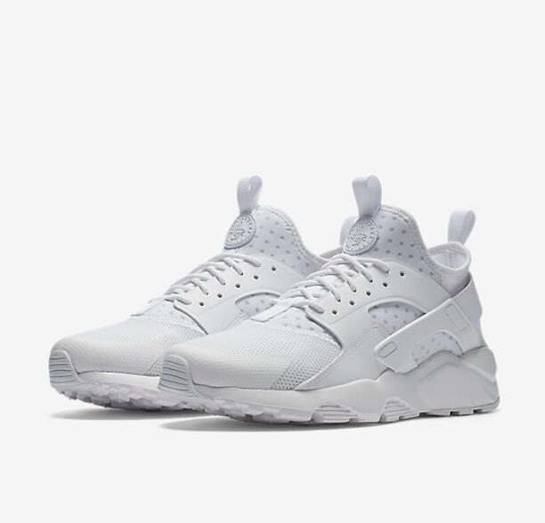 Women Nike Air Huarache Run Ultra Triple White Shoes