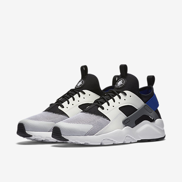 Nike Air Huarache Run Ultra White Black Shoes