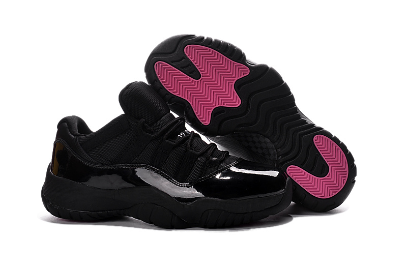 Nike Air Jordan 11 Low Black Pink Shoes