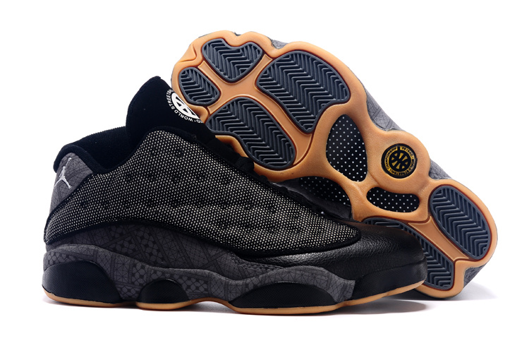 Nike Air Jordan 13 Low Quai 54 Black Shoes