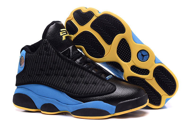 Nike Air Jordan 13 XIII CP3 Away PE Black Orion Blue Sunstone Shoes
