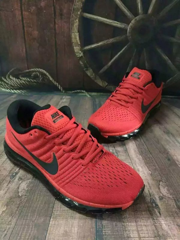 Nike Air Max 2017 Red Black Shoes