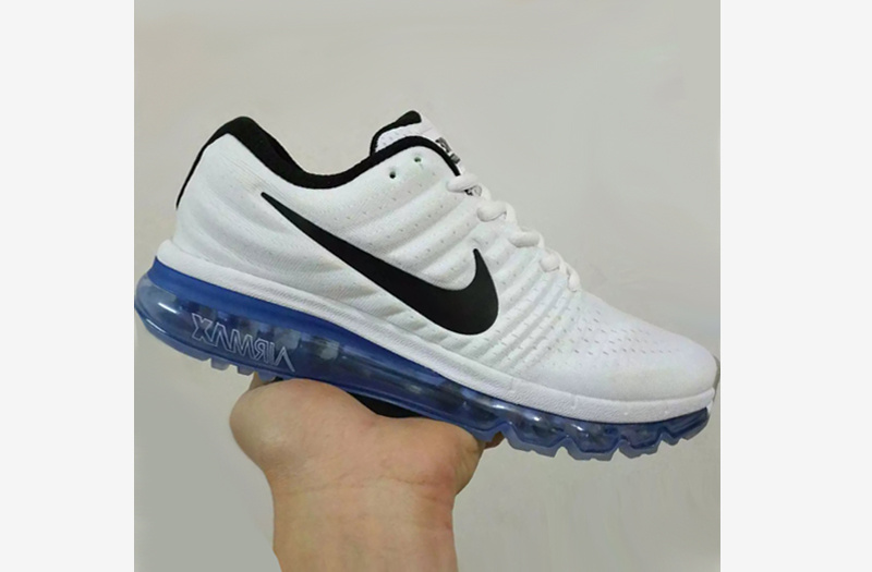 Nike Air Max 2017 White Black Blue Shoes