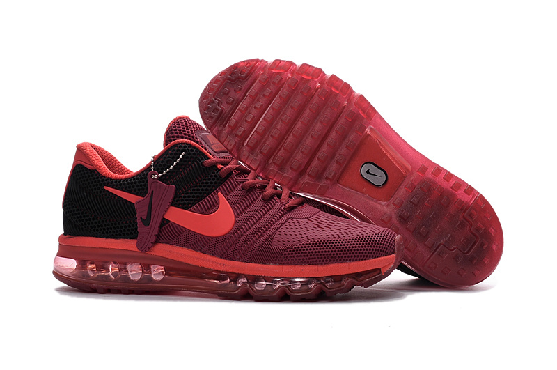 Nike Air Max 2017 Wine Red Black Shoes