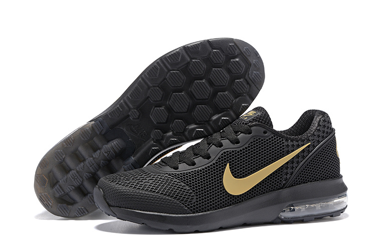 Nike Air Max 2018 Mesh Black Gold Shoes