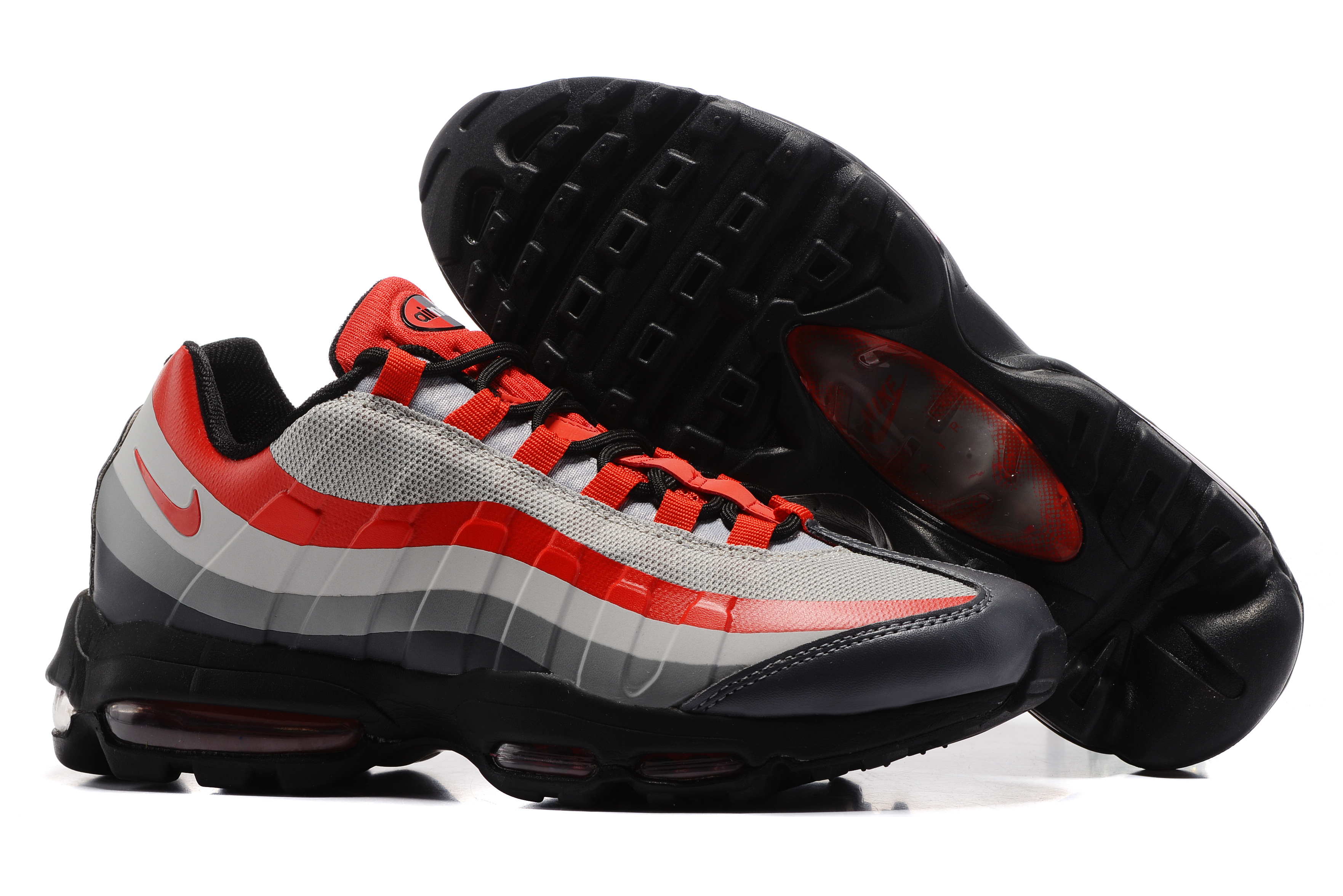 Nike Air Max 95 Grey Red Black Shoes