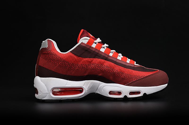Nike Air Max 95 Jacquard Wine Red White Shoes