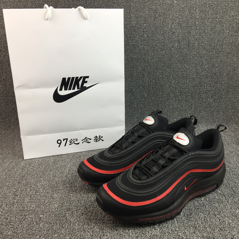 Nike Air Max 97 Anniversary Black Red Shoes