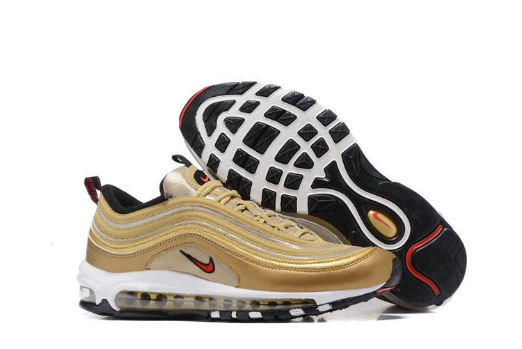 Nike Air Max 97 Gold Red Shoes