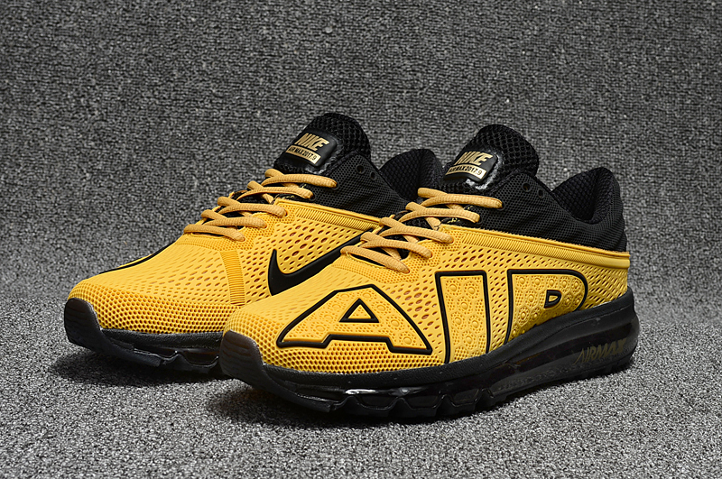 2017 Nike Air Max Flair Yellow Black