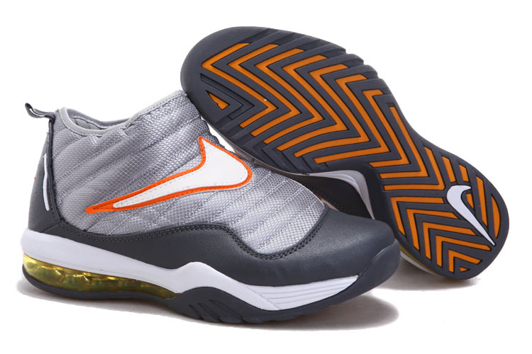 Nike Air Max Shake Evolve Grey Silver Orange Shoes