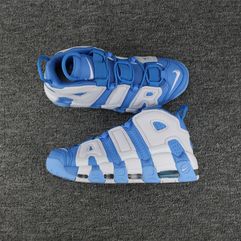 Nike Air More Uptempo White Blue Shoes