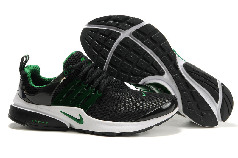 Nike Air Presto 2 Carve Black Green White Shoes With Big Holes