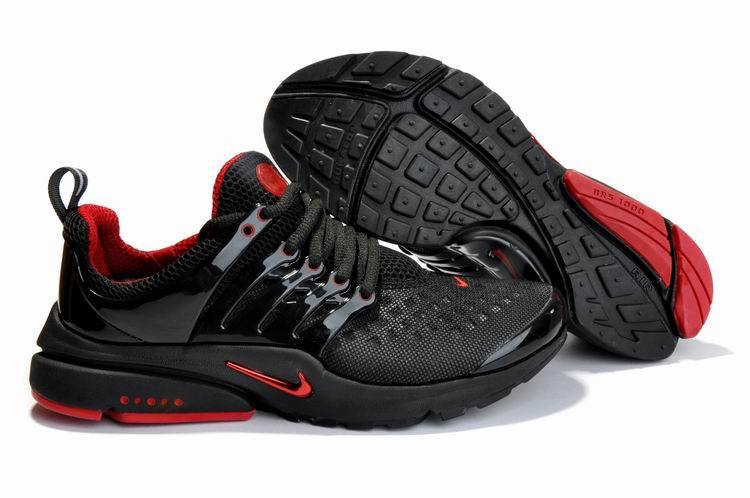 Nike Air Presto 2 Carve Black Red Shoes With Big Holes