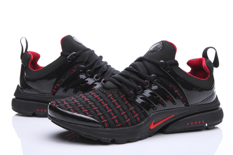 Nike Air Presto Knit Black Red Shoes