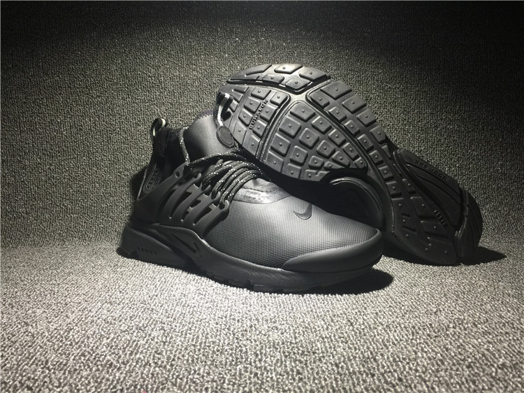 Nike Air Presto Mid Utility All Black Shoes