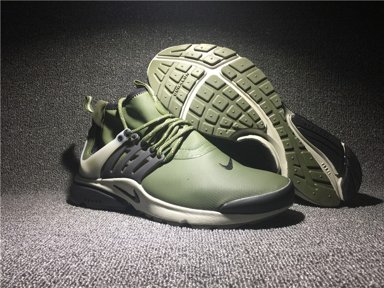 Nike Air Presto Mid Utility Army Green White Shoes