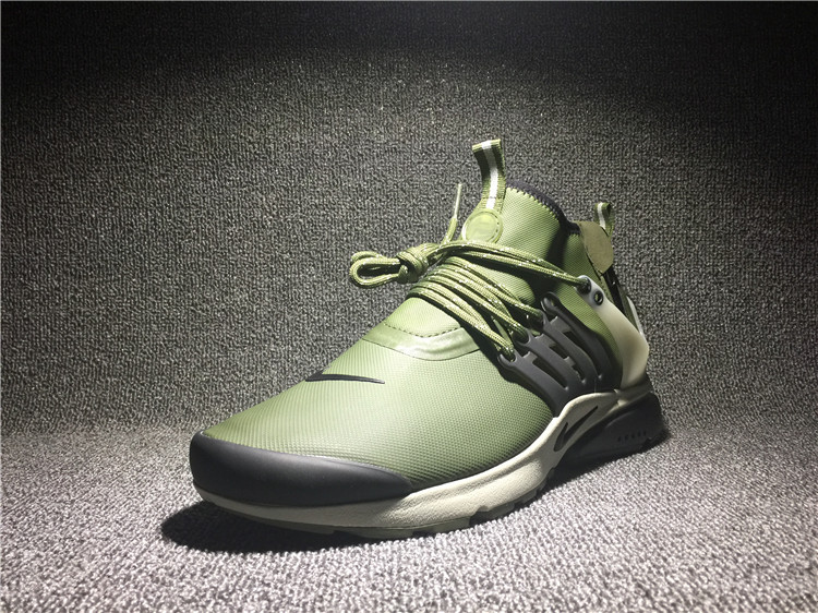 Nike Air Presto Mid Utility Army Green White Shoes