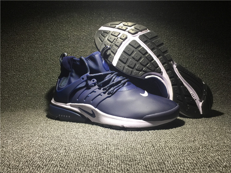 Nike Air Presto Mid Utility Deep Blue White Shoes