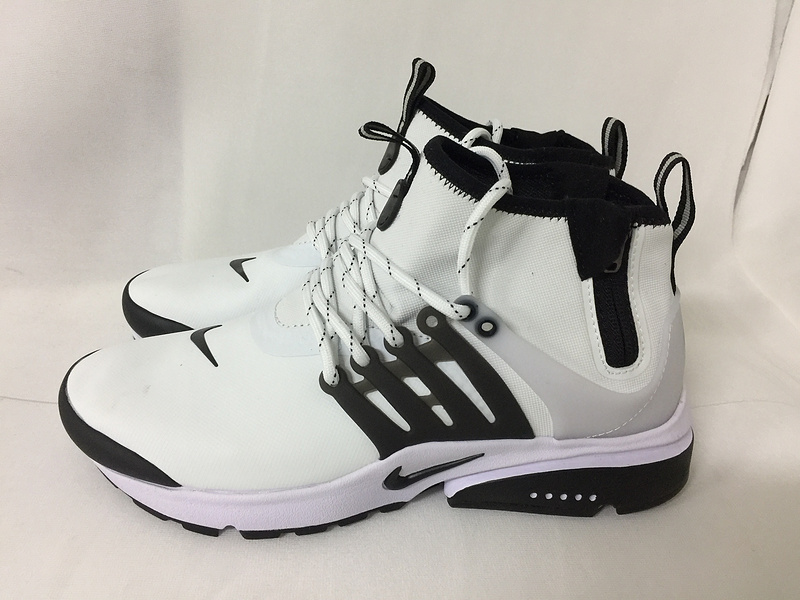 Nike Air Presto Mid Utility White Black Shoes