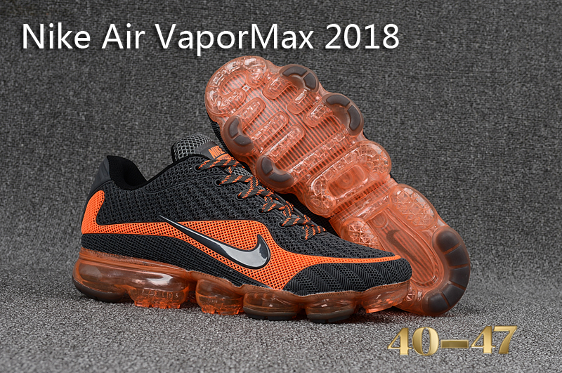 2017 Nike Air VaporMax 2018 Black Orange