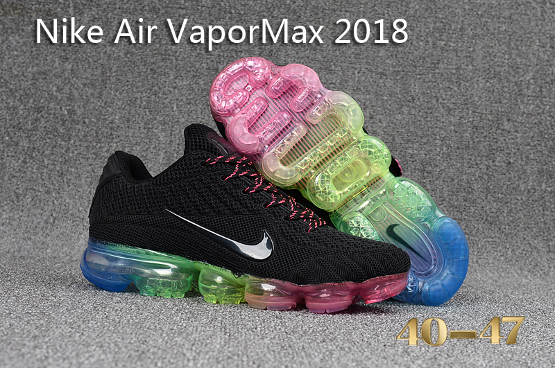 2017 Nike Air VaporMax 2018 Black Pink Blue