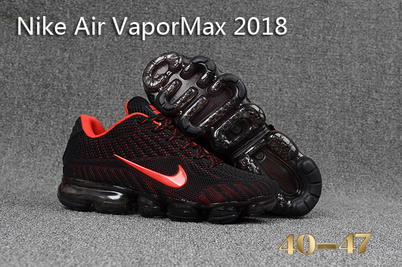 2017 Nike Air VaporMax 2018 Black Red