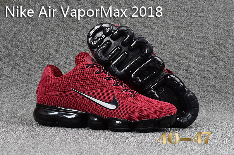 2017 Nike Air VaporMax 2018 Red Black