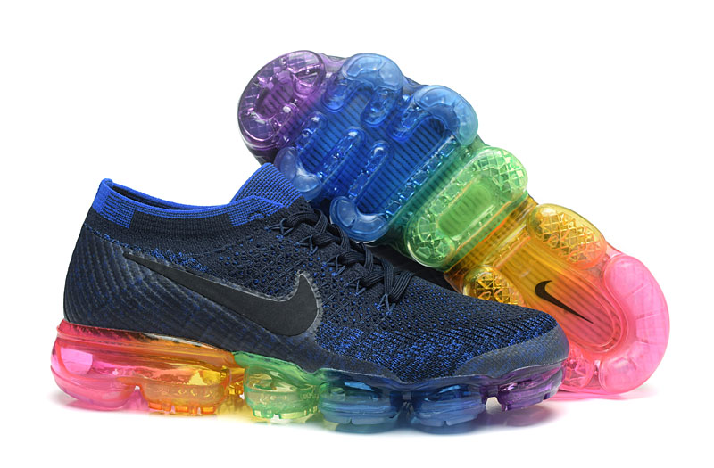 2017 Nike Air VaporMax Flyknit Blue Colorful