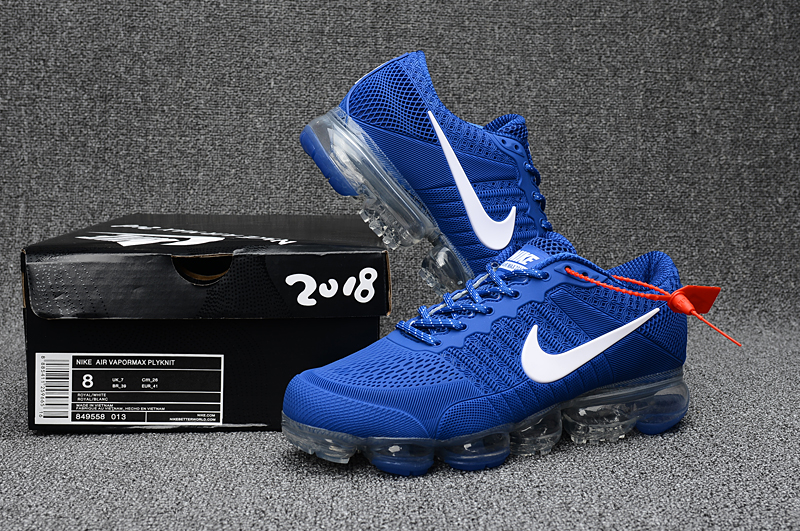 2017 Nike Air Vapormax Flyknit Royal Blue White