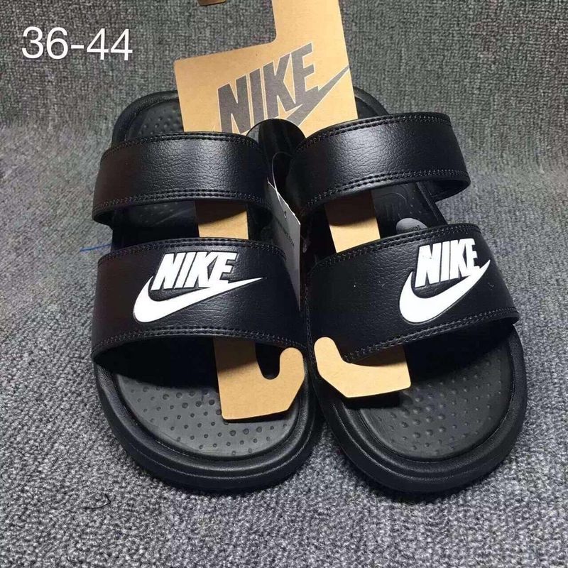 Nike Benassi All Black White Sandal