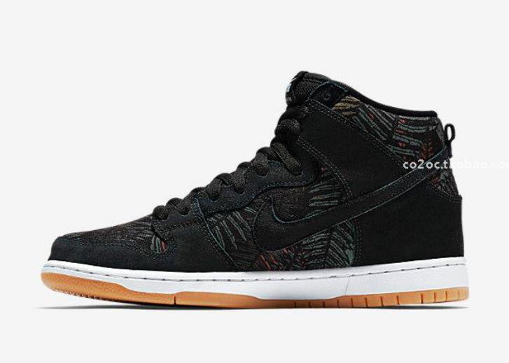 Nike Dunk High Pro SB 305050 025 Black White Yellow Shoes