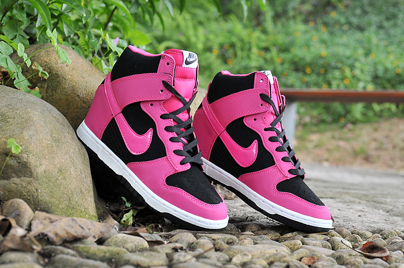 Nike Dunk SB High Pink Black White Shoes