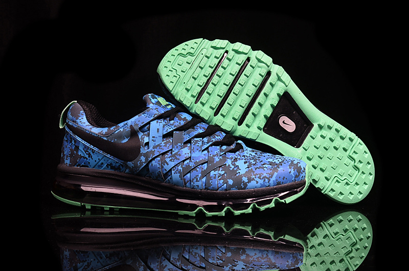 Nike Fingertrap Air Max Sea Blue Black Green Shoes