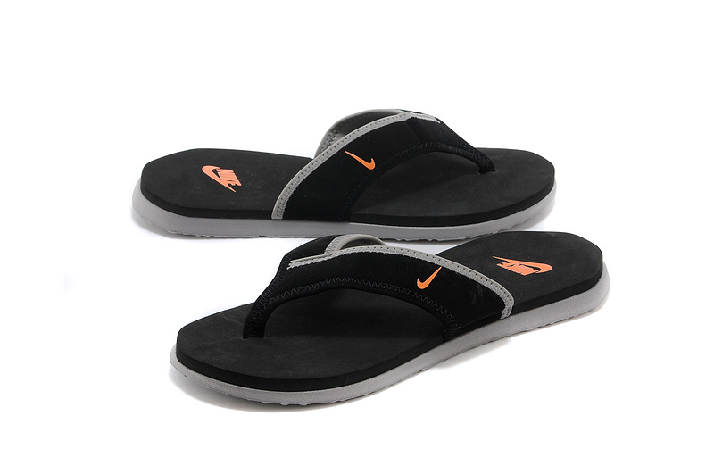 Nike Flip-flops Black Grey Orange Sandal