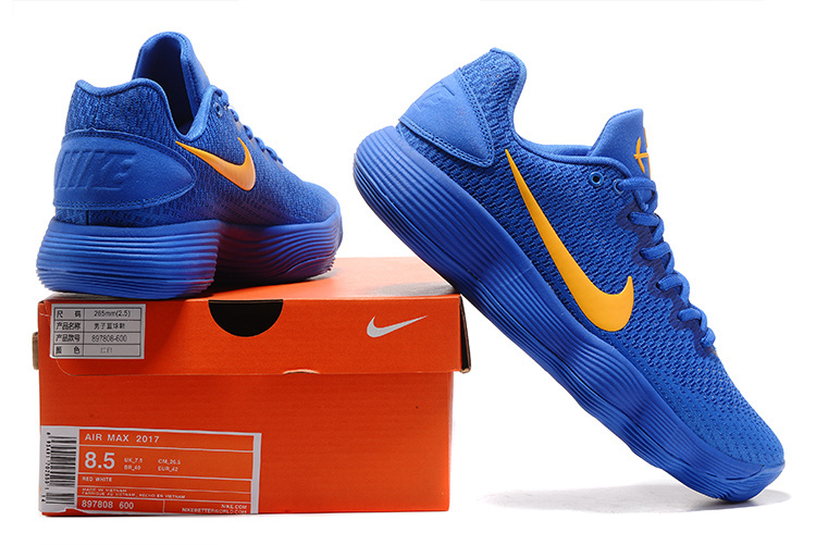 Nike Hyperdunk 2017 Blue Yellow Shoes