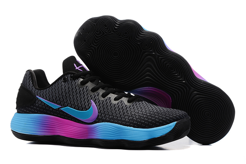 Nike Hyperdunk 2017 EP Low Black Blue Purple Shoes