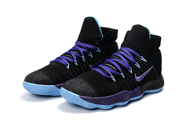 Nike Hyperdunk 2017 Flyknit Black Blue Shoes