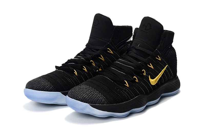 Nike Hyperdunk 2017 Flyknit Black Gold Shoes