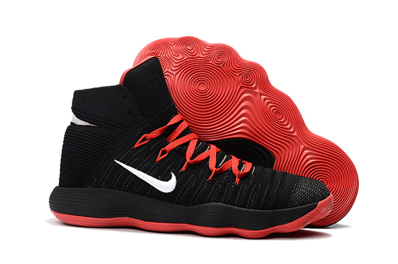 Nike Hyperdunk 2017 Flyknit Black Red Shoes