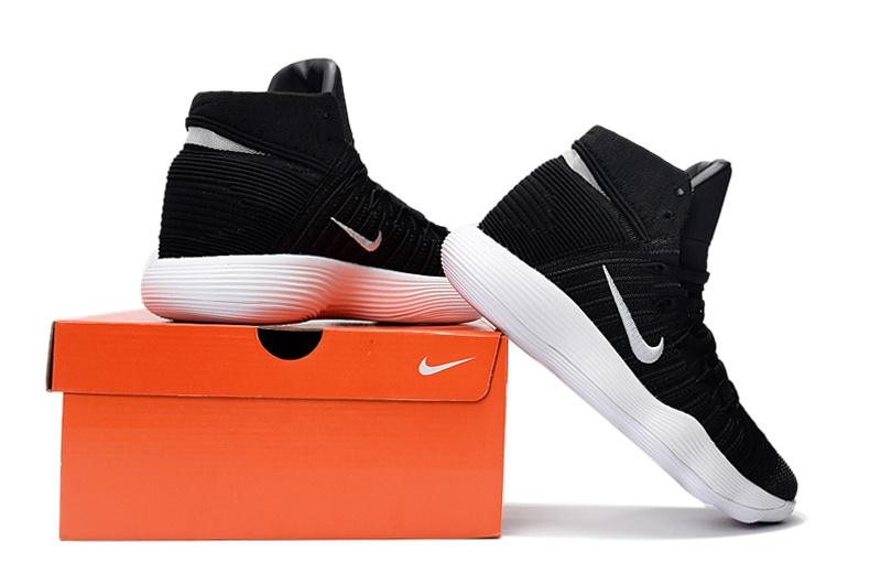 Nike Hyperdunk 2017 Flyknit Black White Shoes