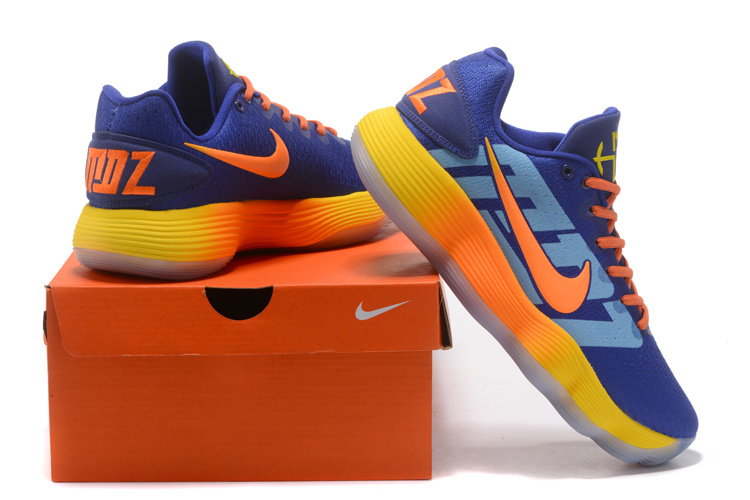 Nike Hyperdunk 2017 Madrid Blue Orange Yellow Shoes