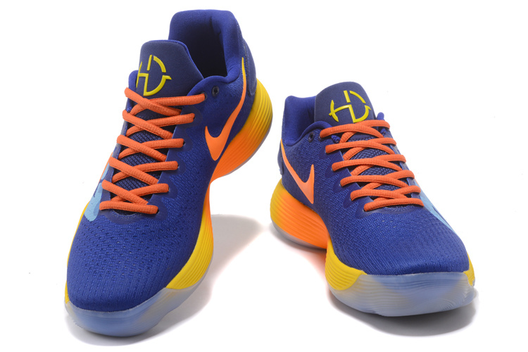Nike Hyperdunk 2017 Madrid Blue Orange Yellow Shoes