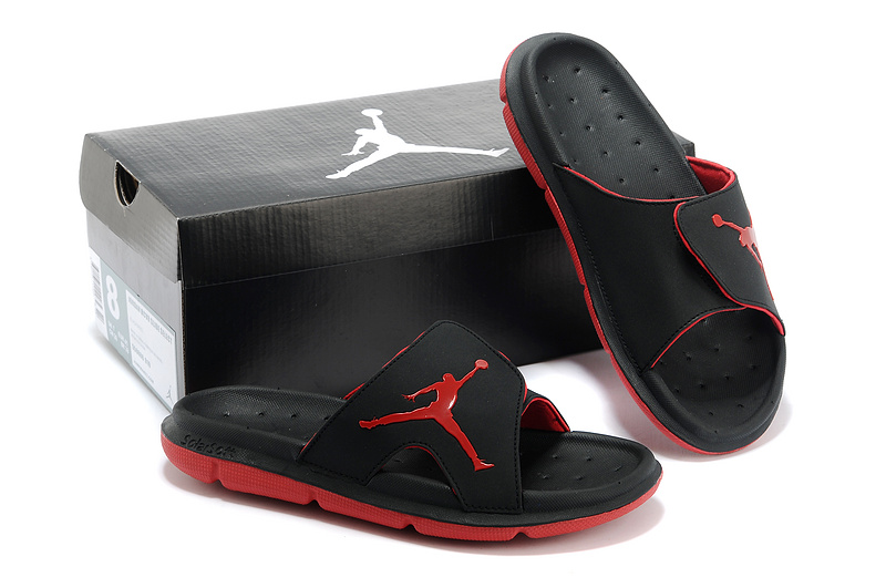 Nike Jordan Massage Hydro Black Red Sandal