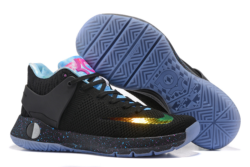 Nike KD Trey V Flywire Black Blue Pink Shoes