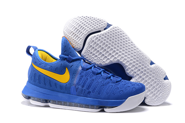 Nike Kevin Durant 9 MD Blue Yellow Shoes