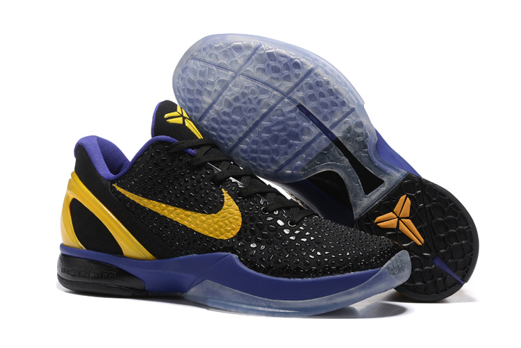 kobe purple and yellow shoes