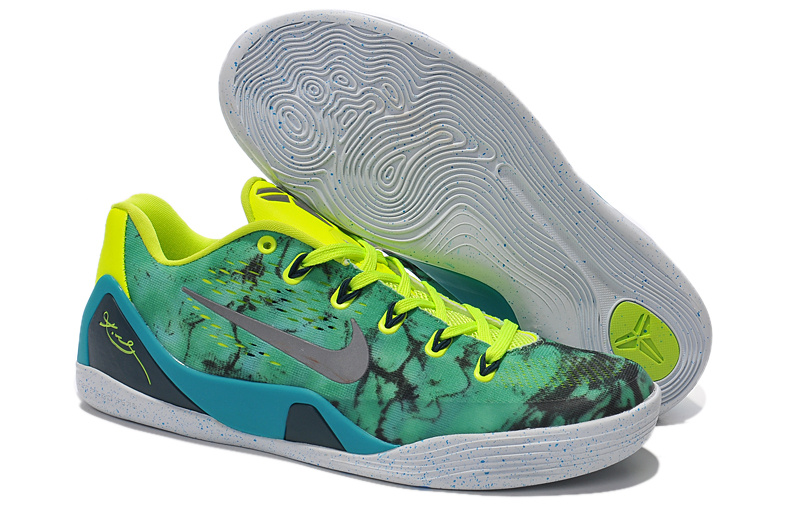 kobe shoes green and yellow